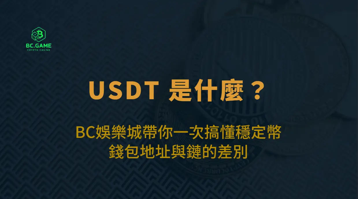 USDT 是什麼？BC娛樂城帶你一次搞懂穩定幣、錢包地址與鏈的差別