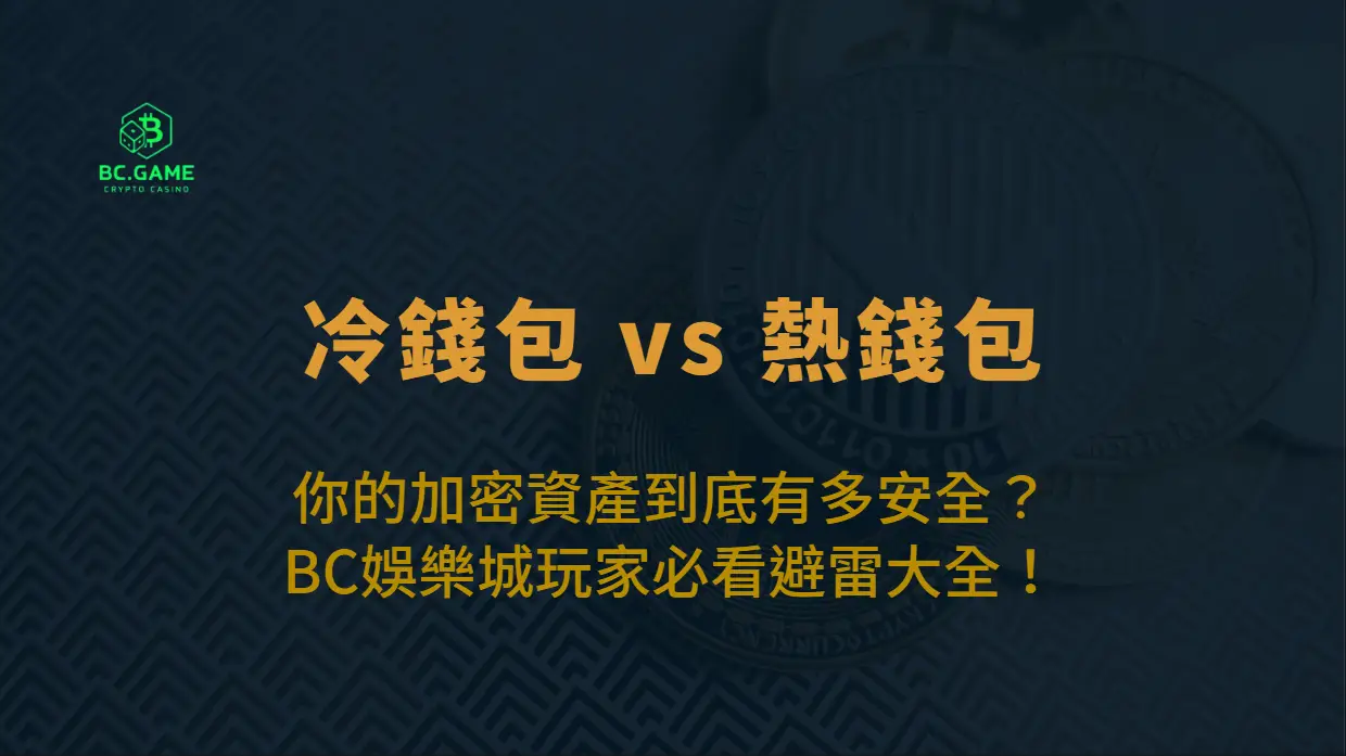 冷錢包 vs 熱錢包：你的加密資產到底有多安全？BC娛樂城玩家必看避雷大全！