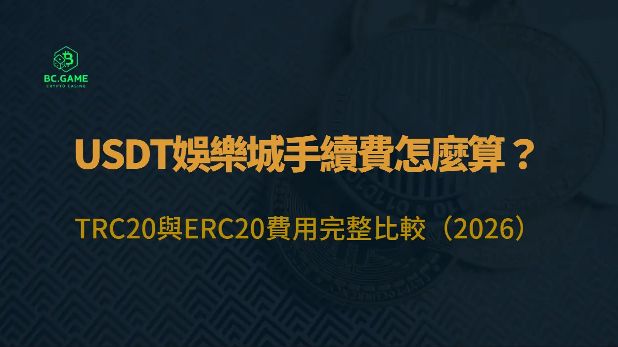 USDT娛樂城手續費怎麼算？TRC20與ERC20費用完整比較（2026）｜BC娛樂城玩家指南