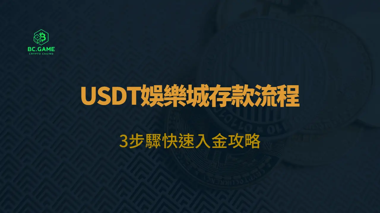 USDT娛樂城存款流程完整教學：3步驟快速入金攻略（2026）